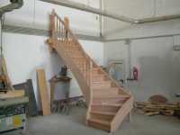 1/4-gewendelte Treppe